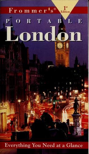 Tapa de Frommer's portable London