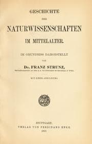 Tapa de Geschichte der Naturwissenschaften im Mittelalter