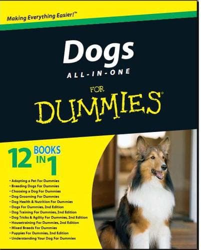 Tapa de Dogs all-in-one for dummies