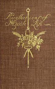 Tapa de Recollections of Middle life