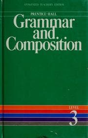 Tapa de Prentice-Hall grammar and composition