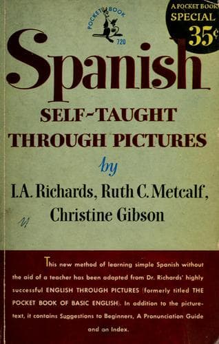 Tapa de Spanish self-taught through pictures