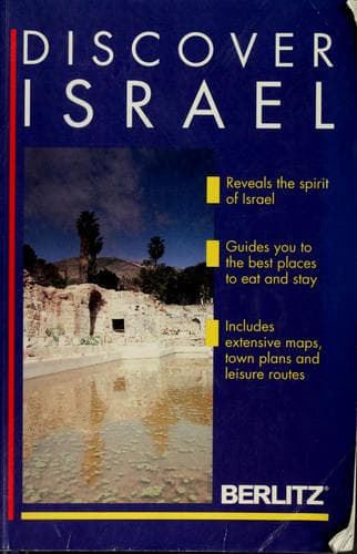 Tapa de Discover Israel