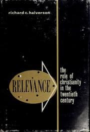 Tapa de Relevance; the role of Christianity in the twentieth century