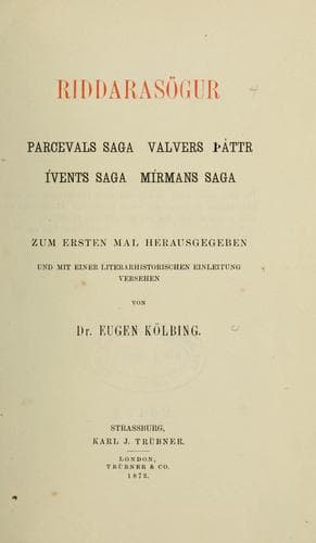 Tapa de Riddarasögur