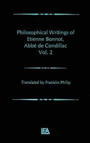 Tapa de Philosophical Works of Etienne Bonnot, Abbe De Condillac
