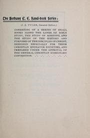 Tapa de Handbook of missions