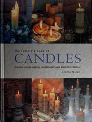 Tapa de The complete book of candles