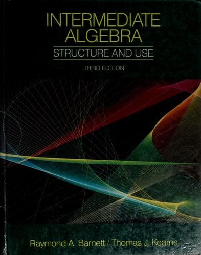 Tapa de Intermediate algebra