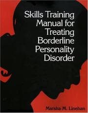 Tapa de Skills training manual for treating borderline personality disorder