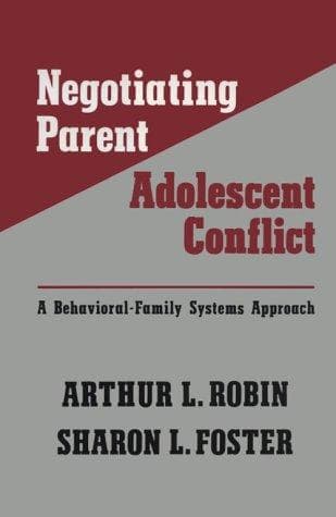 Tapa de Negotiating parent-adolescent conflict