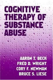 Tapa de Cognitive therapy of substance abuse