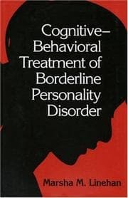 Tapa de Cognitive-behavioral treatment of borderline personality disorder