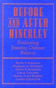 Tapa de Before and after Hinckley