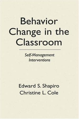 Tapa de Behavior change in the classroom