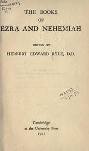 Tapa de The Books of Ezra and Nehemiah