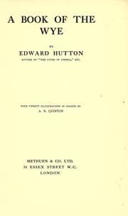 Tapa de A book of the Wye