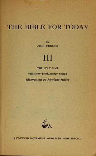 Tapa de The Bible for today