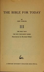 Tapa de The Bible for today