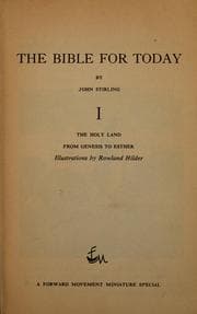 Tapa de The Bible for today