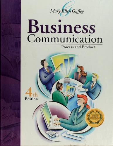 Tapa de Business communication