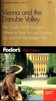 Tapa de Fodor's Vienna and the Danube Valley