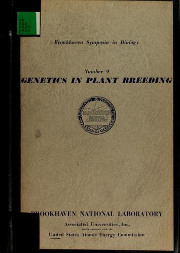 Tapa de Genetics in plant breeding