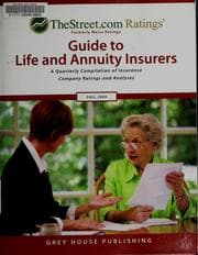 Tapa de Guide to life and annuity insurers