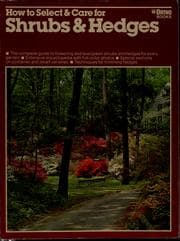 Tapa de How to select & care for shrubs & hedges