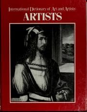 Tapa de International dictionary of art and artists