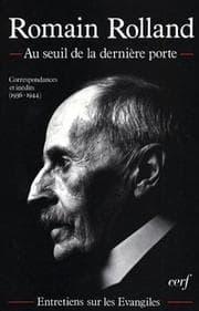 Tapa de Au seuil de la derniere porte : Entretiens sur les Évangiles