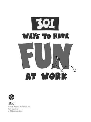Tapa de 301 Ways to Have Fun At Work