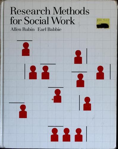 Tapa de Research methods for social work