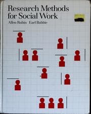 Tapa de Research methods for social work