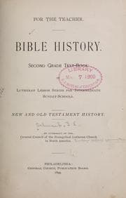 Tapa de Bible history