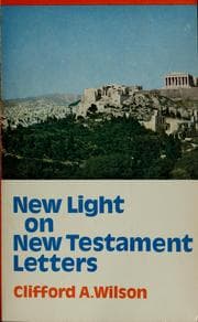 Tapa de New light on New Testament letters