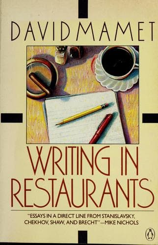 Tapa de Writing in restaurants