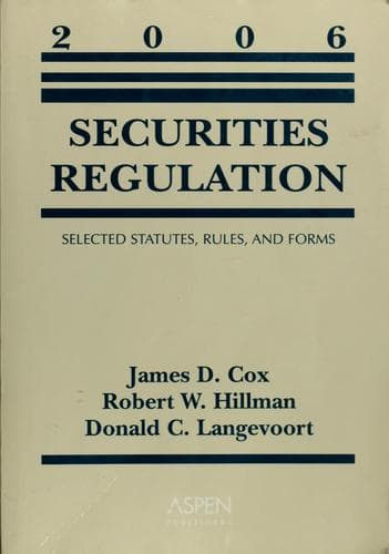 Tapa de 2006 securities regulation