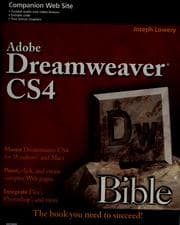 Tapa de Adobe Dreamweaver CS4 bible