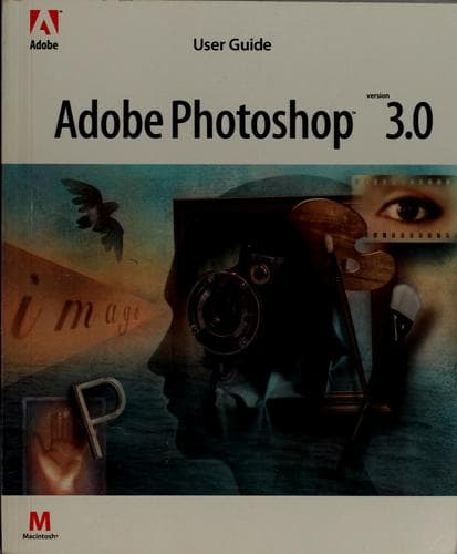 Tapa de Adobe Photoshop version 3.0 user guide