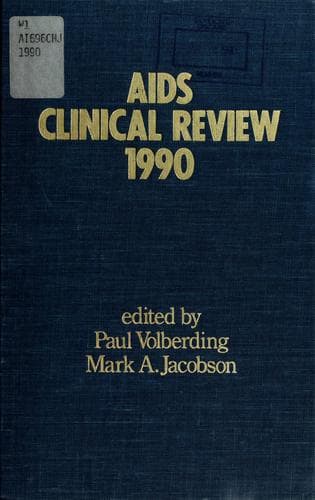 Tapa de Aids Clinical Review 1990