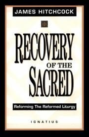 Tapa de The recovery of the sacred