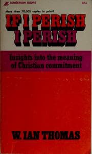 Tapa de If I perish, I perish