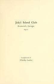 Tapa de Jekyl Island Club, Brunswick, Georgia, 1911