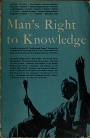 Tapa de Man's right to knowledge