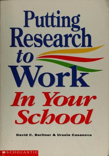 Tapa de Putting research to work in your school