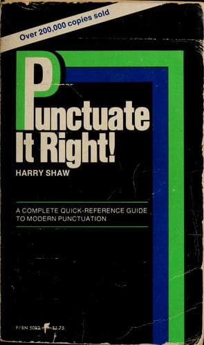Tapa de Punctuate It Right