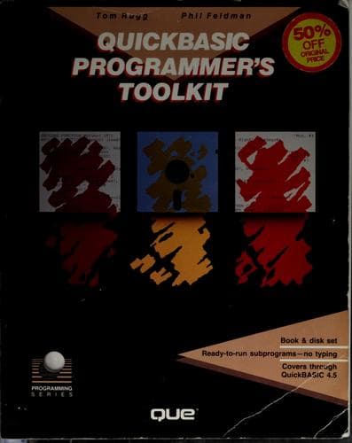Tapa de QuickBASIC programmer's toolkit