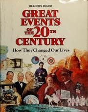 Tapa de Reader's Digest Great Events of the 20th century