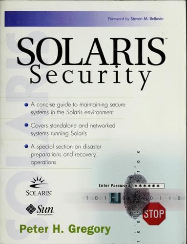 Tapa de Solaris security